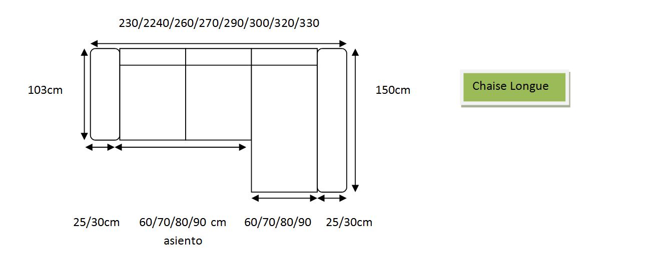Sofá Chaise Longue XTR - Imagen 2
